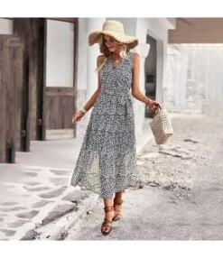 Lace-Up Waist Floral Print Sleeveless Mid-Length Tank Dress Wholesale Dresses SDN539502 -OTIS Clothing Shop 02ede31a 6866 42a9 844e 34f9209f1d3e 41714b5f5334a8841562f3740e8e1319