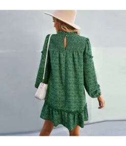 Casual Floral Mini Dress Crew Neck Long Sleeve Vacation Wholesale Dresses SDN561073 -OTIS Clothing Shop 069ecbe1 5681 4fd4 baef 6da61be41724 dc73fe4b2655bd05319b7d80d74c12f1