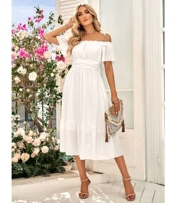 One Shoulder Solid Color Waist Vacation Flowy Dress Wholesale Dresses SDN539976 -OTIS Clothing Shop 0cdcddbe 63c2 44eb bcda 86fa24ea42cd 2986d4f16d4a3540e183f63211cd223a