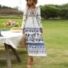 Fashion Printed Hollow Tie-Up Collar Long Sleeve Vacation Bohemian Dress Wholesale Dresses N5323030300073 -OTIS Clothing Shop 0ea92457fbc04fa5897dafba01528fae 4