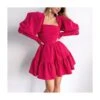Puff Party Niche Puff Sleeve Stylish Pleated Solid Color Dress Wholesale Dresses N461523021400186 -OTIS Clothing Shop 0eef01c192e84909b0b8afab00ae0fc1 3