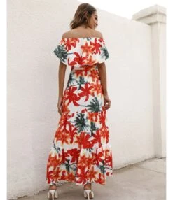 Leopard & Floral Printed Off Shoulder Ruffled Wide Lapel Resort Dress Wholesale Maxi Dresses SDN533198 -OTIS Clothing Shop 0f786f39 9f1c 4ff0 bfb6 dd6a2ae02271 31dfaa44ac88636b14cdb64c76cb1f63