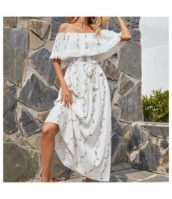 Floral Print Fringe Big Lapels Off Shoulder Resort Maxi Dresses Wholesale Bohemian Dress For Women SDN532679 -OTIS Clothing Shop 0fdf7410 051b 46ec abb4 ce7a93372a46 ea5376a38949dd2fb8c158316b998225