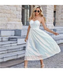 Solid Color Sequined Big Hem Dress Off Shoulder Wholesale Party Dresses SD182251 -OTIS Clothing Shop 140c3507 96b2 4ded bdaf 825097b24e6a 67A9E63F62F185914D8F6B05F0A776BE