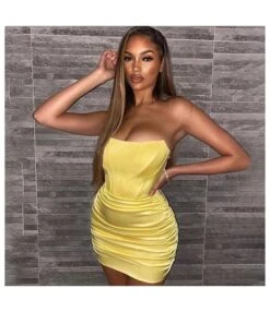 Plain & Sequin Off Shoulder Sexy Wrap Chest Pleated Satin Corset Dress Wholesale Bodycon Dresses SDN533087 -OTIS Clothing Shop 146848e2 633e 4ee2 94ff e6714118c57f 9f4bca5985d66e6401b35413bb3bf416