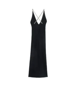 Cross-Shoulder Chain Straps Open-Back Knitted Black Bag Hips Bodycon Dress Wholesale Jersey Dresses SDN533023 -OTIS Clothing Shop 16d877de 61b6 4833 aedc 19170e9b6e1b a049fa90e0502ce796e764c6ea6c68ae