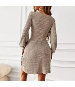Sexy V-Neck Knit Jacquard Mini Dress Long Sleeve Solid Color Bodycon Wholesale Dresses SDN562291 -OTIS Clothing Shop 182ac7f7 3a7a 4ff6 ba09 d26bb1958ba3 41ac088f94dba2365fc2adbc88e5581a
