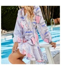 Fashion Printed V-Neck Mini Dress Casual Long Sleeves High Waist Vacation A-Line Wholesale Dresses SDN561914 -OTIS Clothing Shop 1983b58d 983a 4444 b25c aa93b16f8d35 O1CN01Lp4Up61KmOPC7V7kd 2899251206 0 cib