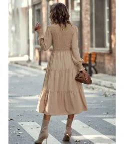 Casual High Waist Swing Midi Dress Long Sleeve Solid Color Wholesale Dresses SDN562290 -OTIS Clothing Shop 1b6aaa2a 9420 4ee3 b3c5 3b556292ecd7 343ebfd326fae7f7618a9dbf37665ee0