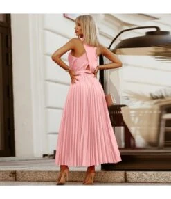 Sexy Cross Wrap Chiffon Dress Pleated Lace Up Casual Wholesale Dresses SD580198 -OTIS Clothing Shop 1bafebe3 6203 4863 a3e7 fe97d686b59d B7152E6F03A05380E05D1A00555F13D9