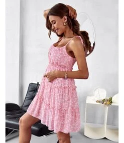 Floral Printed Agaric Laces Chiffon Sundresses Lace-Up Sling Ruffled Swing Dress Wholesale Dresses SDN533150 -OTIS Clothing Shop 1d0c5a30 a93b 426f 8d97 0b83d66a9fbf 2420ba0a1b80eaf49ca2cf44d1234918