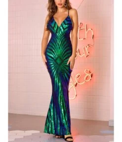 Back Crisscross Sexy Stripe Bodycon Dress