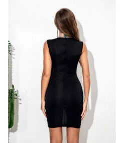 Sexy Flower Embroidery Sequins Mesh Party Dress -OTIS Clothing Shop 200916552 4