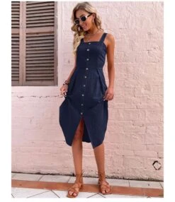 Fashion Sling Irregular Dress Solid Color Slim Wholesale Dresses SDN561349 -OTIS Clothing Shop 20220721115210460