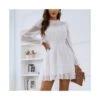 Casual Lace Trim A-Line Dress Puff Sleeves High Waist Wholesale Dresses SDN561461 1 Casual Lace Trim A-Line Dress Puff Sleeves High Waist Wholesale Dresses SDN561461 -OTIS Clothing Shop 20220803041043093