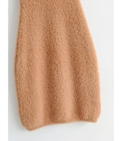 Criss Cross Back Fuzzy Knitted Suspender Dress -OTIS Clothing Shop 210118942 2