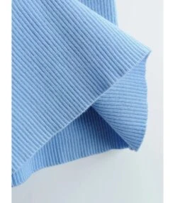 Half Zipper Rib-knit Tank Dress -OTIS Clothing Shop 210127224 10