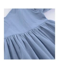 Puff Sleeve V-neck Flare Dress 19 Puff Sleeve V-neck Flare Dress -OTIS Clothing Shop 210312740 3