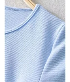 Solid Color Smock Lace-up Short Sleeve Bodycon Dress 210601979 15 Solid Color Smock Lace-up Short Sleeve Bodycon Dress 210601979 -OTIS Clothing Shop 210601979 4