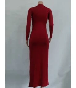 Elegant Hollow Skinny Party Long Maxi Dress 210727755 -OTIS Clothing Shop 210727755 5