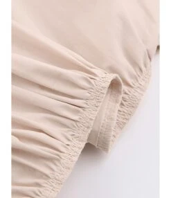 Puff Sleeve Round Neck Solid Loose Dress 210728917 -OTIS Clothing Shop 210728917 10