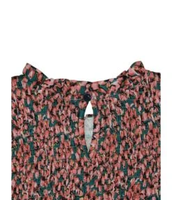 Long Sleeve Floral Ruffle Pleated Midi Dress Wholesale Women's Clothing Wholesale Dresses 210820398 -OTIS Clothing Shop 210820398 9