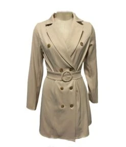 Long-sleeved V-neck Lace-up Waist Suit Dress 210826018 -OTIS Clothing Shop 210826018 3