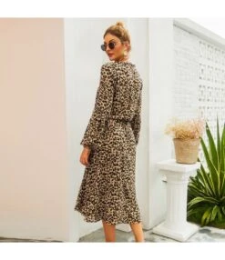 Fashion V Neck Leopard Print Midi Dress High Waist Long Sleeve Slim Wholesale Dresses SDN560438 -OTIS Clothing Shop 2193a873 4f65 49de 9173 22e0efad08ee 36a580514db5288f6729aefe7a8dc97d