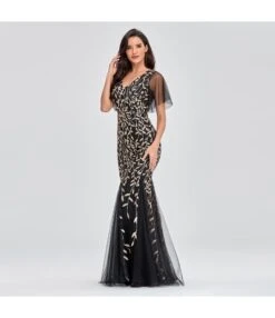 Elegant Embroider Mesh Sleeve Bridesmaid Evening Dress Wholesale Maxi Dresses SDN535277 -OTIS Clothing Shop 21e25aa3 0486 4736 b193 4315b7e9dec0 648c9d82b422b9293beb1148da9f6d9f