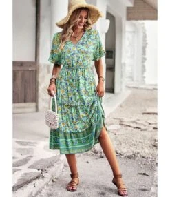 Boho Print Short Sleeve High Waist A-Line Bohemian Dress Wholesale Dresses SDN539503 -OTIS Clothing Shop 21f5ed14 12ce 48b8 b98f 4cb1941034c5 b2b143116b921d15c4b7a60969c96ee2