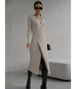 Low-Cut Slim Commuter Fashion Long-Sleeve Slit Knitted Dress Wholesale Dresses SDV463846 -OTIS Clothing Shop 223d0e9e 70bc 4d89 b345 9e4abeb67423 b3b955ced1190a2e0b4a63020d0afc6a