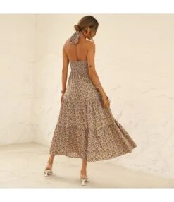 Floral Print Crossover Halterneck Open Back Big Swing Smocked Dress Vacation Wholesale Dresses SDN532624 -OTIS Clothing Shop 245d1912 3239 48b5 83f1 d0da32a38d19 3d3b3620d5ddb1cbe1550f1c79878bef
