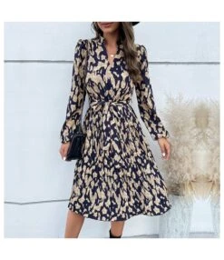 Printed Long Sleeve Tie-Up Casual Swing Pleated Dress Wholesale Dresses SDN538421 -OTIS Clothing Shop 2800f509 cd58 4ba5 8b12 aa378fe57cb8 2700bd60c336e6f18ea153e7ca975171