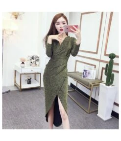 Sexy V Neck Long Sleeve High Waist Prom Bodycon Midi Dress Wholesale Dresses SD5117481 -OTIS Clothing Shop 284c67a5 51f6 4503 bce9 e1670a358e67 ebde060f2c4ada3591e1062dc78924b7