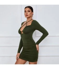 Sexy Halter-Neck Hollow Strap Tight Long Sleeve Bodycon Dress Wholesale Dresses SDN538004 -OTIS Clothing Shop 2ca9ff50 3eb9 4e59 b97a dfec78ba5ec6 9feae7c16fa488f72d946dbc4181ffa6