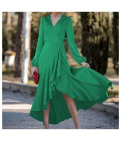 Irregular Ruffled Fashionable Long-Sleeved V-Neck Maxi Dress Wholesale Dresses SDV464122 -OTIS Clothing Shop 2faa3b12 3515 4197 b13c 9e6f15168404 338f7717c95238251bdfa59983d9522f