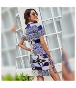Summer Short Sleeve Fashion Printed Pullover Wholesale Ladies Shirt Dress Casual SD183630 -OTIS Clothing Shop 325c4d2c 5c43 4c79 8f0f b8612848a847 d743146b594553dcd102303d54a29317