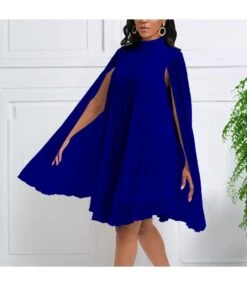 Fashion Chiffon Pullover Bat Sleeve Cape Dress Wholesale Dresses N5923080800076 -OTIS Clothing Shop 34239587242348db8e17b06200b3b966 6