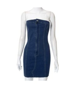 Sexy Off-Shoulder Sleeveless Denim Dress Button-Zip Bodycon Wholesale Dresses SDN561098 -OTIS Clothing Shop 3658456a 0aff 47eb 9765 a35ebe341d37 fadb58bbdf96df87361f8dcd27d9fef3