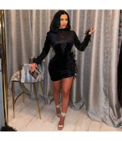 Nipped Waist Velvet Dress Bodycon Wholesale Dresses St Patricks Day SD202181 -OTIS Clothing Shop 370f377a da45 49df a9b0 f90587cc2c9d DBA70574F2DABCF379A075896D932C53