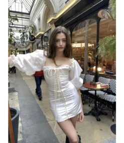 White Square Neck Off Shoulder Vintage Tie-Up Puff Sleeves Bodycon Dress Chic Wholesale Mini Dresses SDN533024 11 White Square Neck Off Shoulder Vintage Tie-Up Puff Sleeves Bodycon Dress Chic Wholesale Mini Dresses SDN533024 -OTIS Clothing Shop 3818f92a 678d 4dc7 a67d a77d1fc6c935 37aaf726b943779802ab1d37e445cbf1