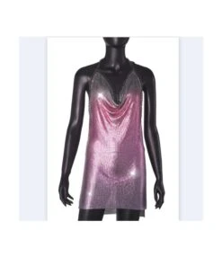 Sexy Open Back Slit Sequined Sleeveless Suspender Dress Wholesale Dresses N4623051600067 -OTIS Clothing Shop 383866902dcc4984b278b00a00fc87b3 3