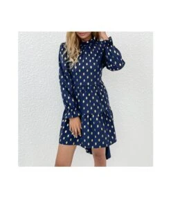 Polka Dot Bronzing Half High Neck Dress SD160345 -OTIS Clothing Shop 38c3cfe7 7aba 4e49 9818 26d34014e573 08B5FE0DDEF203890B5DAA828BAECDC3