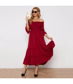 Off-Shoulder Dress Women Wholesale SD180035 -OTIS Clothing Shop 3a8ca28f 1bc1 47ca b08e 0f6dd153bcea AFBF87C70F6CB76736C9B982F2D7AE32