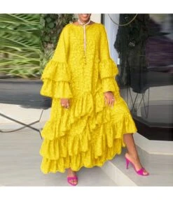 Flare Sleeve Printing Ruffled Trim Swing Long Dress SD080522 -OTIS Clothing Shop 3b703a2b 0a5b 4187 b7f3 ecd9d7b6b1d1 8F642795710341BCD0E1F6B421258E61