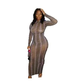 Wholesale Maxi Dresses In Bulk Slim Dress Hot Drilling SD110175 -OTIS Clothing Shop 3e8a0898 18a0 49a1 8df4 d18ae4cccece D60C72FE1E1AADF93EE00752B159630C