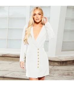Sexy Deep-V Neck Long Sleeve Button Single Breasted Slim Suit Dress Wholesale Dresses SDN537284 -OTIS Clothing Shop 3f4cc57d f5ae 49f9 8c28 caca15dfc0bf 67a22dd3be3e11a3c31d37fc5991bf11