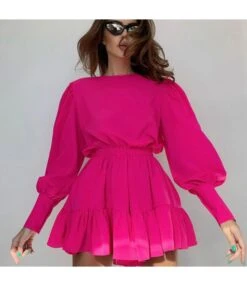 Long-Sleeve High-Waist Vintage Pleated Swing Ruffled Dress Wholesale Dresses SDN536410 -OTIS Clothing Shop 429f10a4 94ee 4af7 8bc1 5ee50a9adfd2 O1CN01cTAQbc2Gztkxad4VQ 2212501819087 0 cib