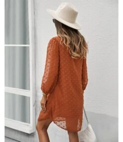 Sexy V Neck Flocking Mini Dress Solid Color Loose Long Sleeve Wholesale Dresses SDN560852 -OTIS Clothing Shop 470df41b 5469 437d 924b fb2e81f76eab 54b249e6d378a3b6eebe8b85623005bd