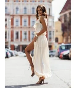 Solid Color Sling Ruffled Chiffon Flowy Dress Wholesale Maxi Dresses SDN535438 -OTIS Clothing Shop 477c473e 17ae 4ea1 aab9 8a5add02e193 09b0979b2cfc80d6fb807464771b25cf